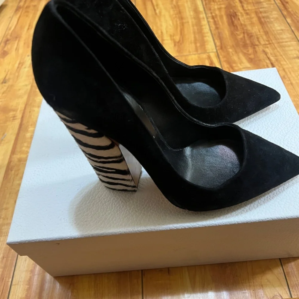 Casadei Black and White High Heels - Picture 2 of 4